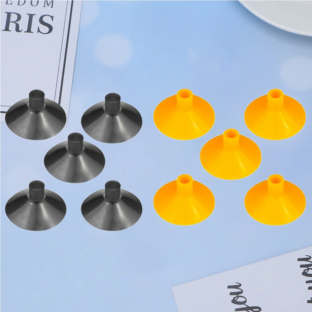 

10pcs Kids Bow Hunting Arrows Suction Cup Archery Hunting Suction Cup Safety Tips Arrows (Black +Yellow)