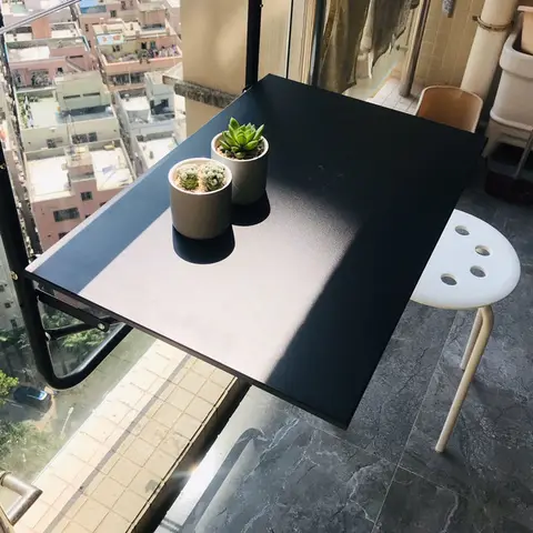 Садовый чайный столик из поли-ротанга Столик для балкона