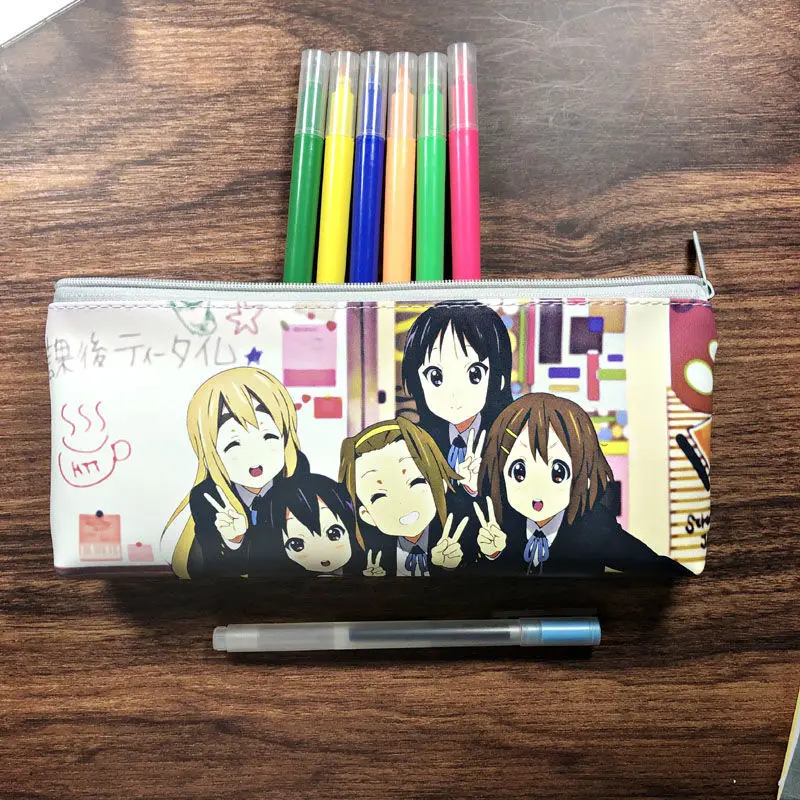 Anime Pencilcase Akiyama Mio Cute K-ON Pencil Bag School Supply Stationery Learning Student Office Supply Writing Decorative