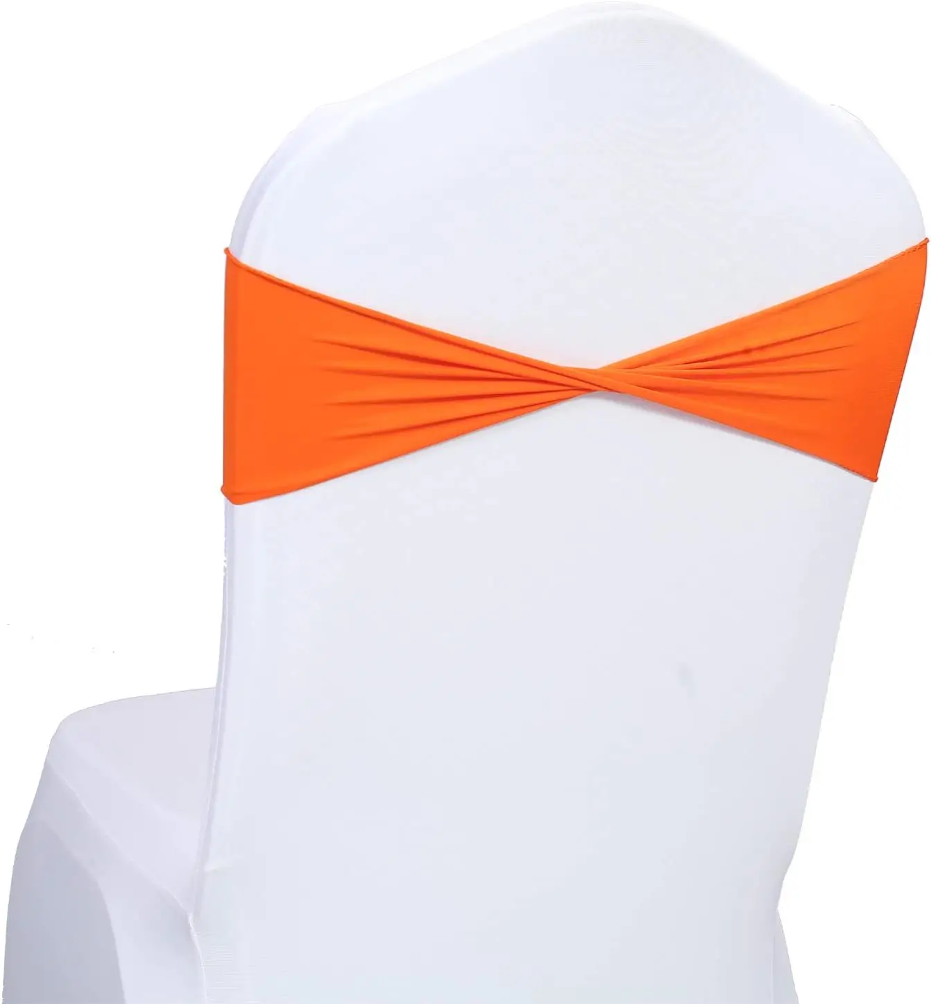 Sashes Bow Sash Elastic Chair Bands Ties Without Buckle For Wedding Events Decor Lycra Slider Sashes Bow