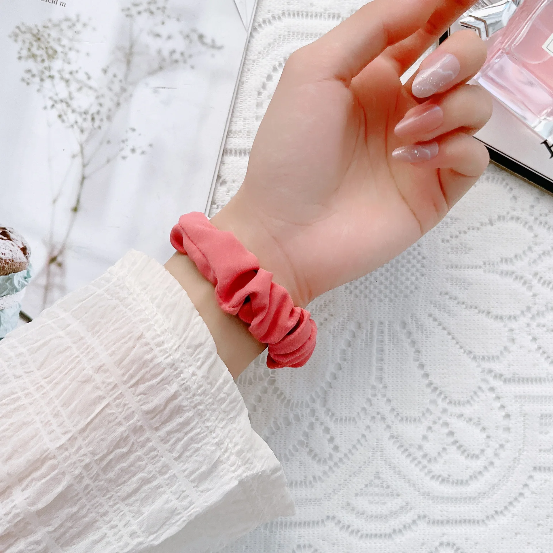 Stretchable Elastic Strap for Xiaomi Mi Band 7 Sport Smartwatch Wristband Breathable Bracelet Accessories for Mi Band 7 Correa