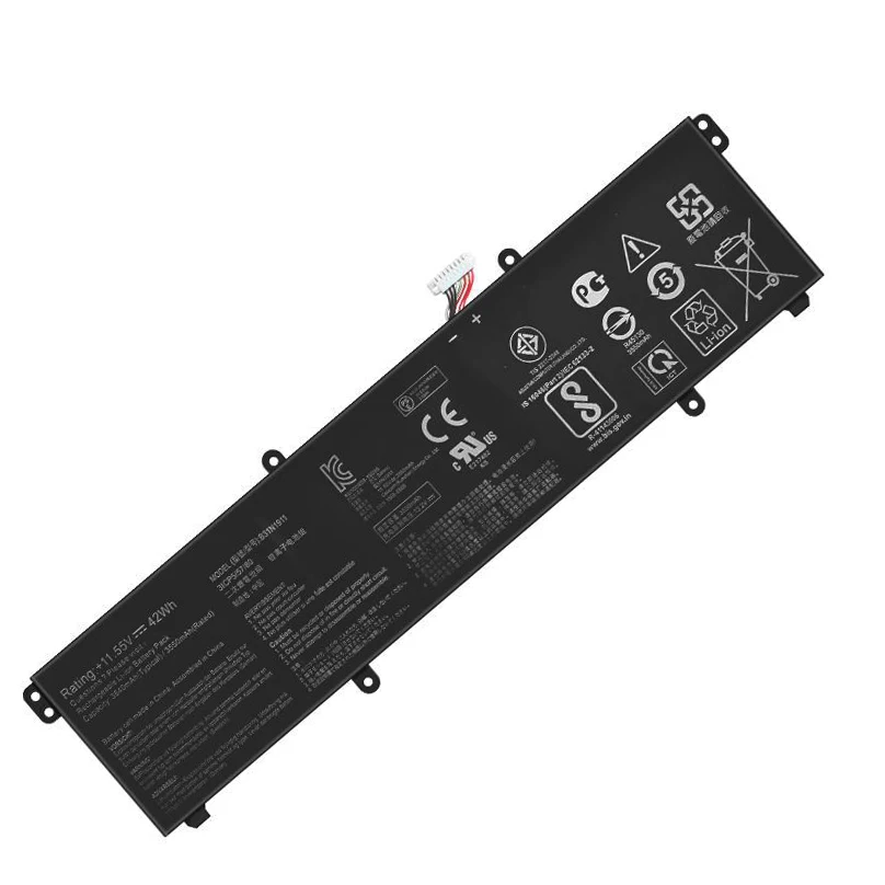 Фото Аккумулятор для ноутбука B31N1911 C31N1911 для VivoBook Flip 14 TM420IA M413DA F413FFK433FA V4050FF V4050FA TP420IA 11,55 В/42 Втч/3640 мАч №4