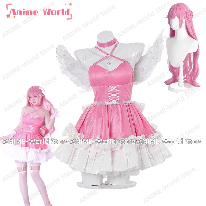 Парик NIKKE богиня победы косплей костюм Дороти розовое платье лолиты на годовщину
