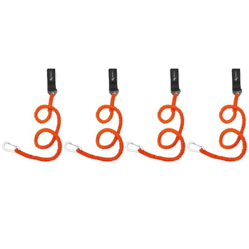 

Moocy 4 Pieces Kayak Paddle Leash Kayak Rod Leash Kayak Paddle Lanyard Stretchable Coiled Leash Kayak Accessories