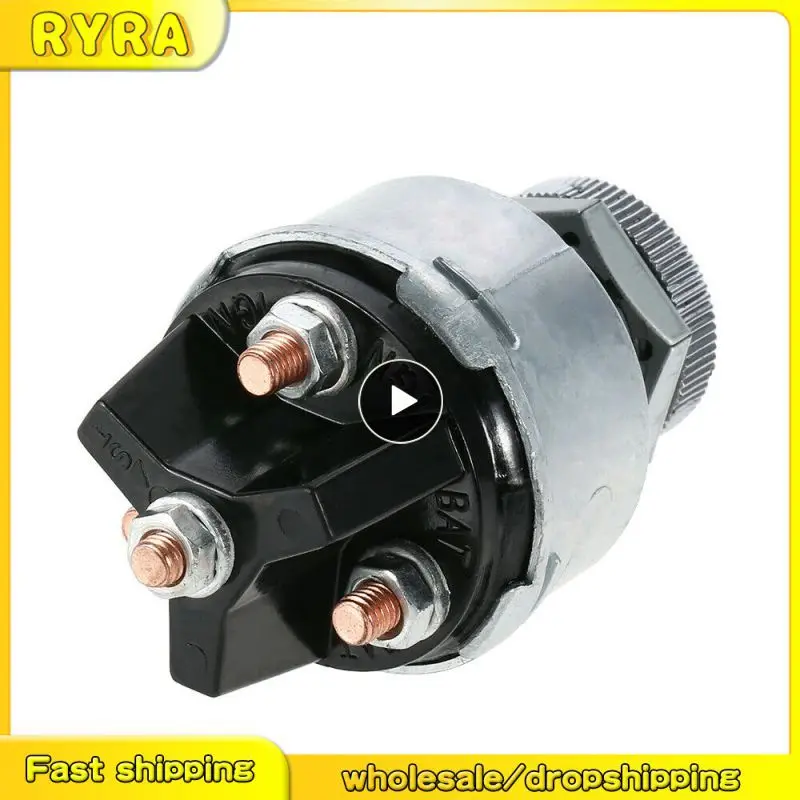 

1~10PCS With 2 Keys Ignition Switch Lock Multifunctional Portable Car Boat Motorcycle Ignition Starter Key Switch