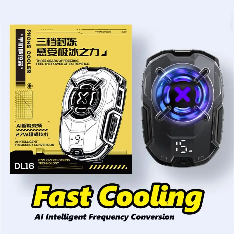 

RYRA Phone Cooler Designed Specifically For PUBG Semiconductor Ice-sealed Cooling Fan Radiator For Cellphones Gamer Heat Sink