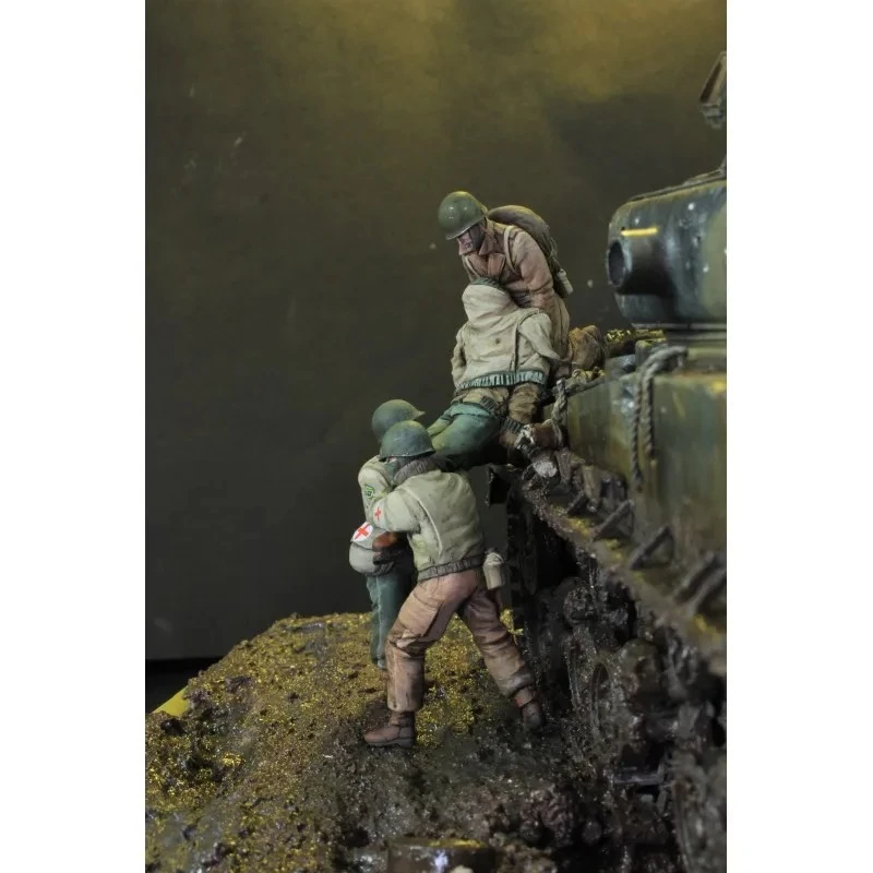 Наборы моделей фигурок из смолы в масштабе 135 WW2, лучший герой армии США (4 фигурки), миниатюрные игрушки для хобби в разобранном и неокрашенном виде 551 (art.: 3920d415bdfe6) - 3920d415bdfe6