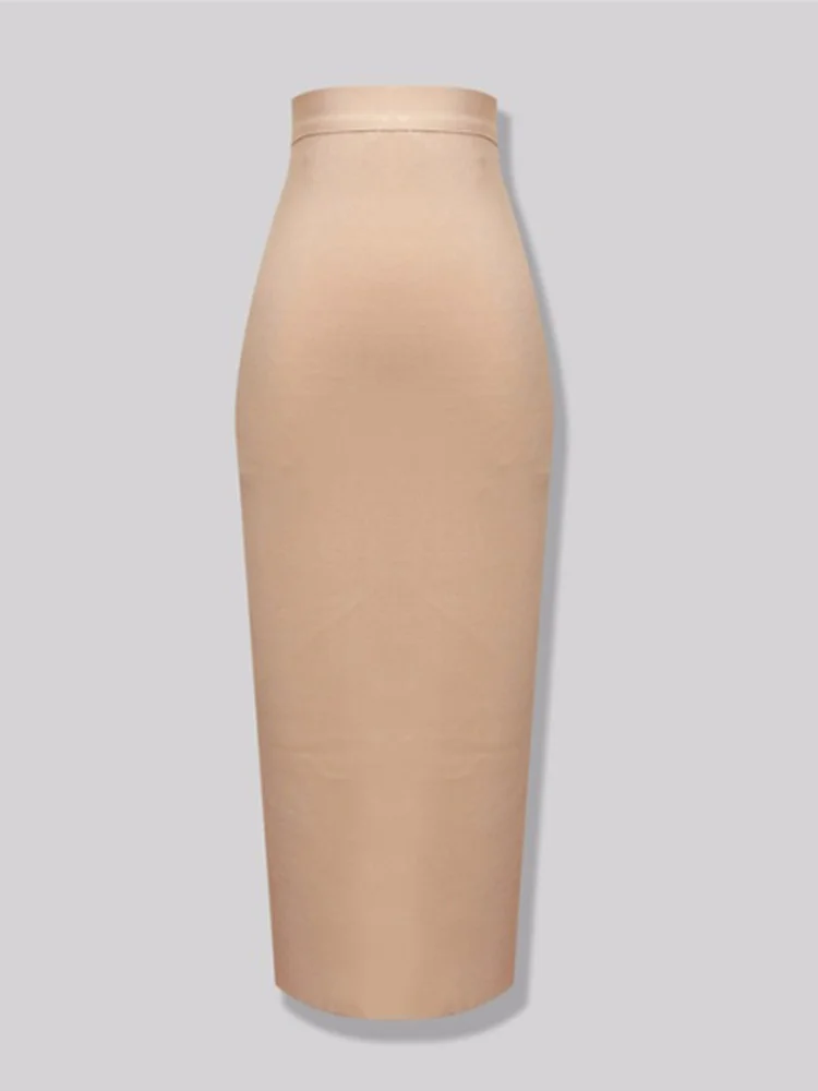 

13 Colors New Fashion Women Sexy Pink Yellow Bandage Skirt Elastic Elegant Pencil Skirts 78cm