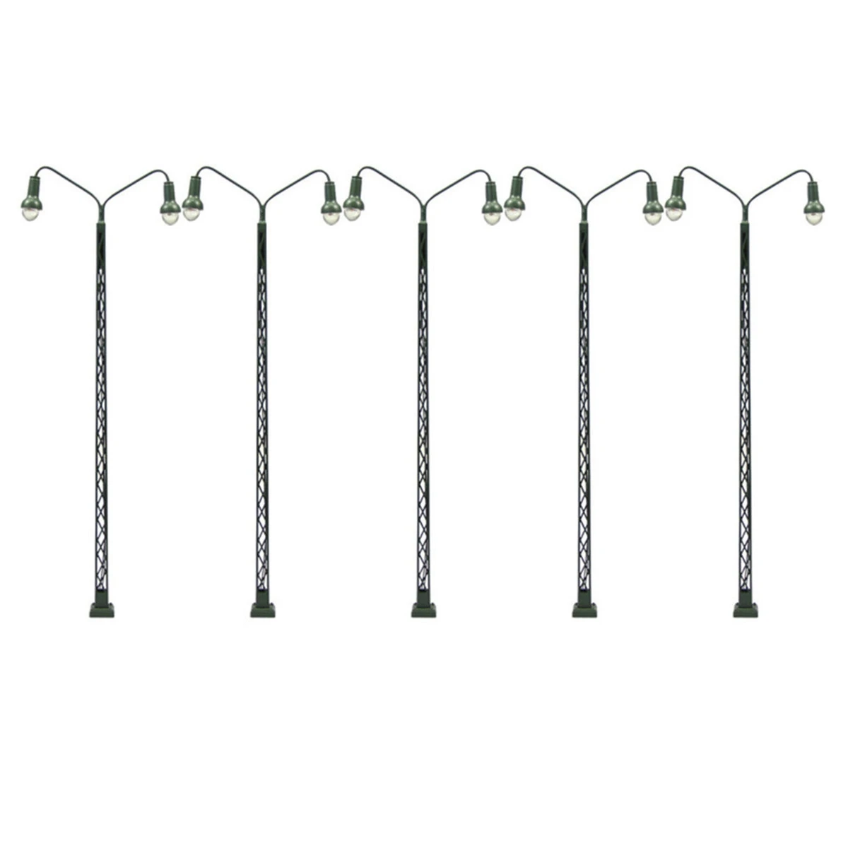 

Модель железной дороги, 5 шт., лампа, ранговая мачта, стандартная модель в масштабе 1:87, искусственная картина, декоративные поделки