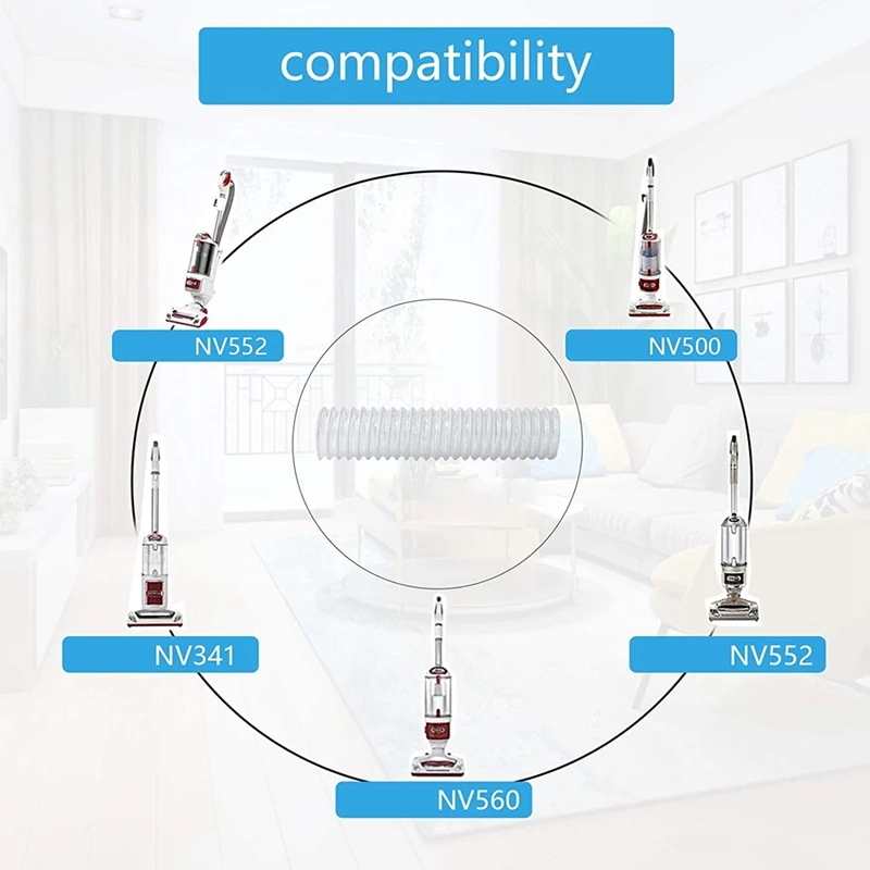 Сменный шланг нижнего воздуховода 1-1/2 дюйма для пылесоса Rotator NV341 NV470 NV472 NV500 NV500CO