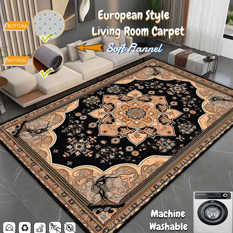 

European Style Living Room Decoration Carpet High Quality Rugs for Bedroom Lounge Rug Home Decor Mat Hotel Large Area Carpets