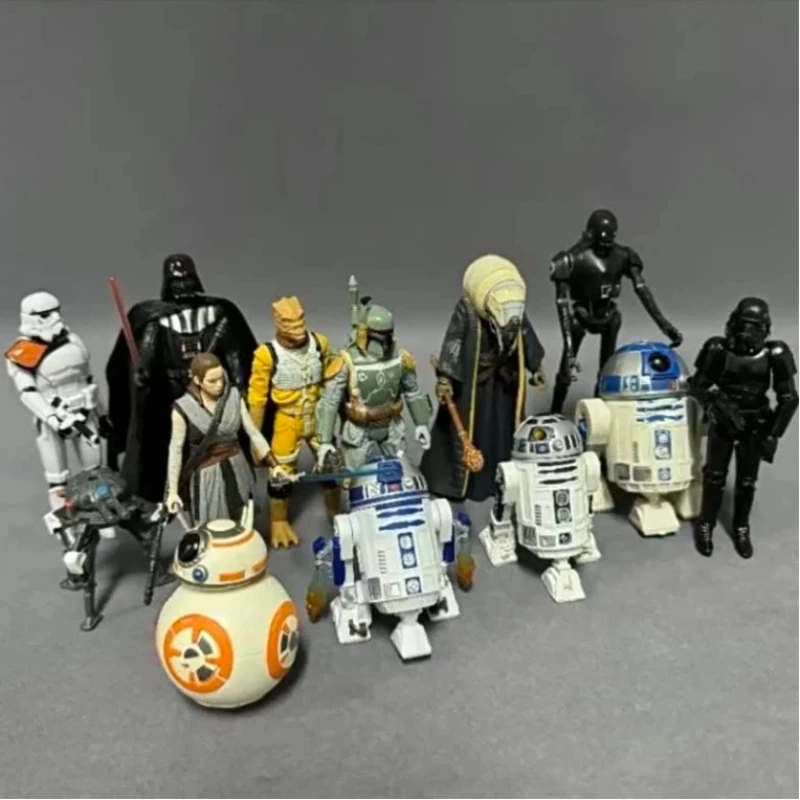 Фото Фигурка Дарта Вейдера Star Wars, 3,75 дюйма, подвижная модель робота, настольное украшение, коллекционный подарок для взрослых фанатов фильма №1