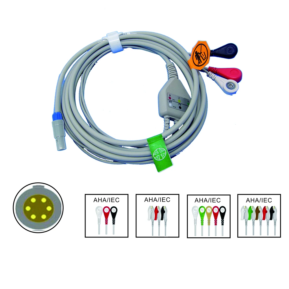 

Совместим с китайским креативным монитором пациента, ЭКГ-кабелем, EKG рабочей станции, свинцовый провод, ЭКГ-кабель