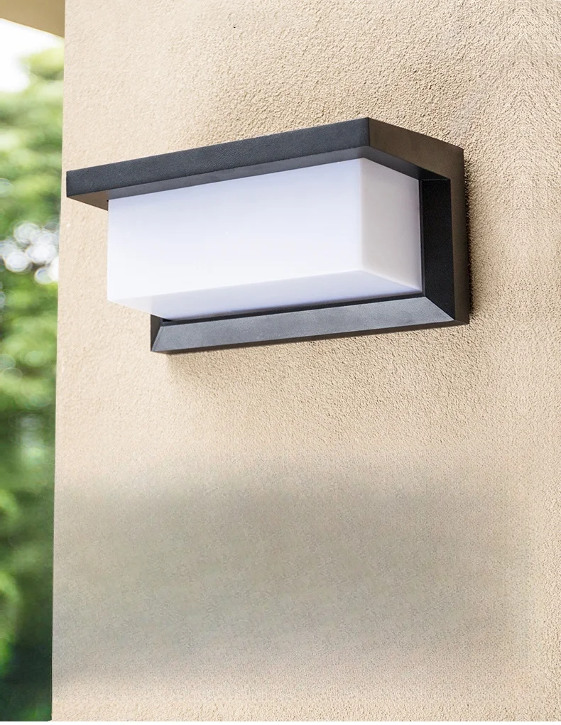 

Внешняя настенная лампа, водонепроницаемая внешняя настенная лампа, внешняя настенная лампа для внутреннего освещения, внешняя фасадная настенная лампа для крыльца, 20 Вт