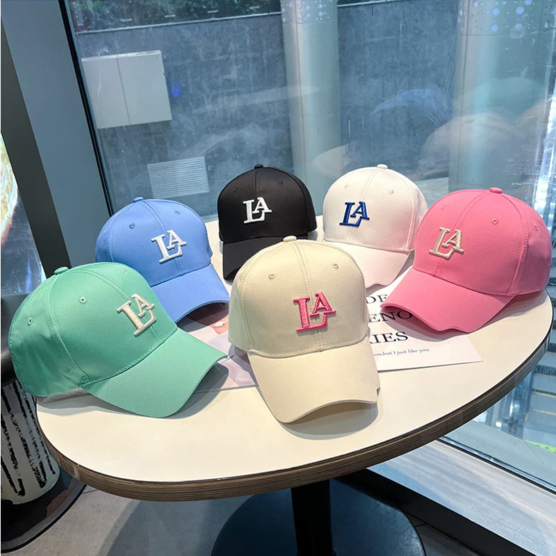 

Fashion sun men's and women's same baseball cap wave brim letter embroidery sports outdoor adjustable peaked cap