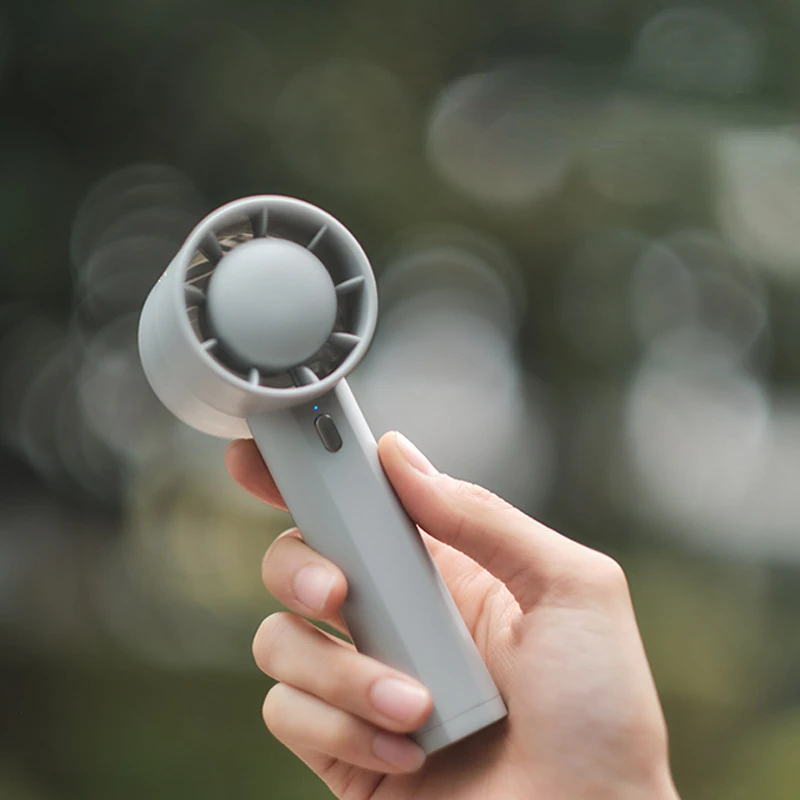

Summer Handheld Mini Fan Usb Rechargeable Portable Travel Electric Fan Wind Silent Desktop Fan 1200mAh