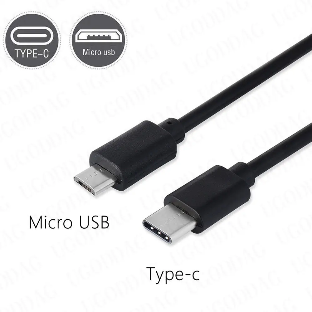 Type C Usb-C к Micro Usb Male Sync зарядный Otg кабель зарядного устройства Шнур адаптер для Xiaomi