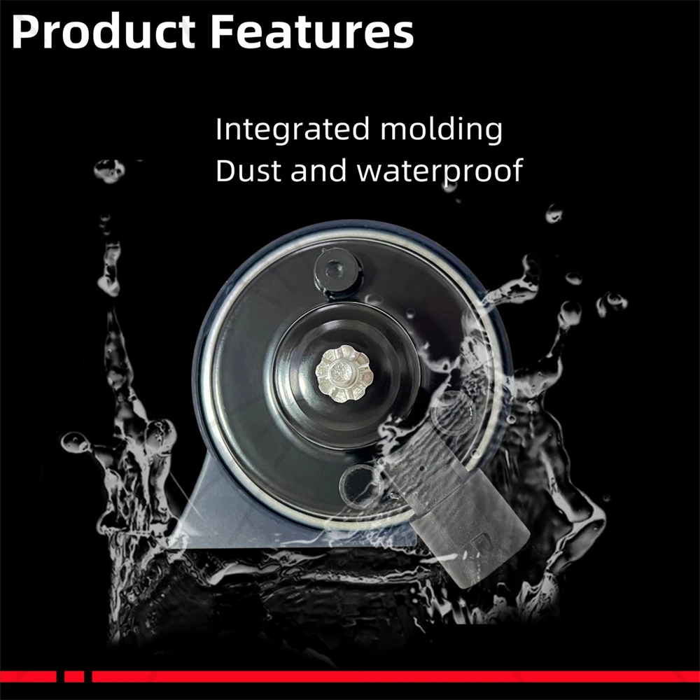 Звуковой сигнал Snail Horn 607 дБ громкий водонепроницаемый автомобильный звуковой