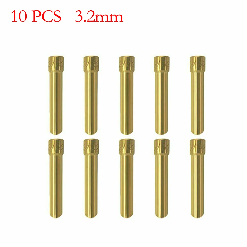 

10pcs Welding Torch TIG Tungsten Electrode Wedge Stubby Collets Kit WP 17 18 26 Tig Torch Conjunction With The 17CB20
