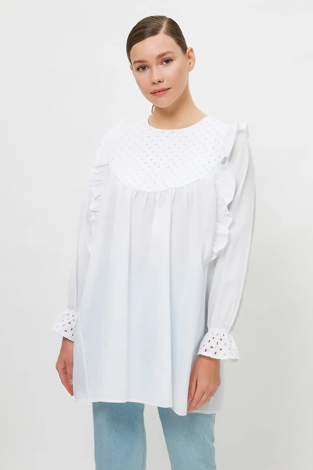 

Туника с оборками Trendyol TCTSS21TN0308
