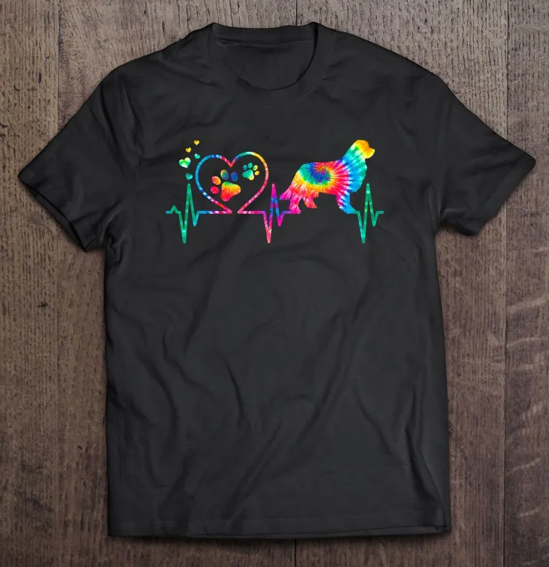 

Футболка спортивная для мужчин и женщин, винтажная рубашка с рисунком собаки и сердечного ритма для мамы, папы, 2 предмета