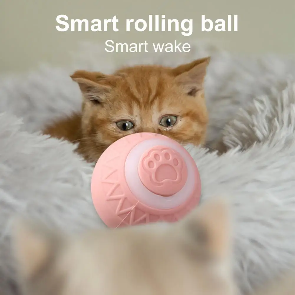 Игрушка для кошек автоматическая игрушка заряжаемый от Usb мяч самодвижущаяся