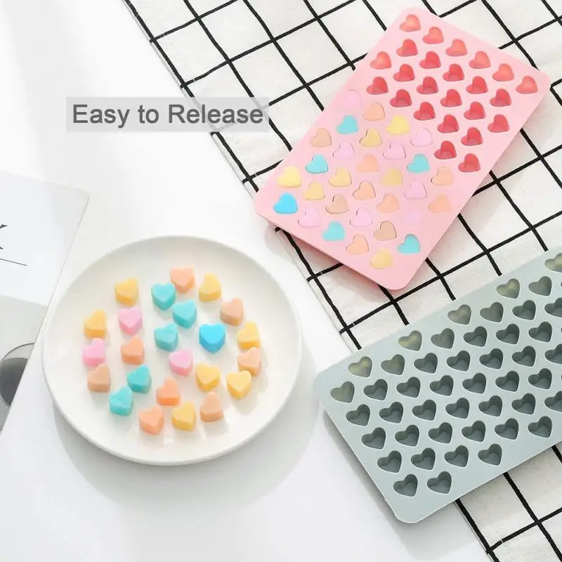 

Silicone Mold Gummy Chocolate Making Molds Heart Creative Cooking Mould Valentine's Day Party Baking Mold Kitchen Accessories