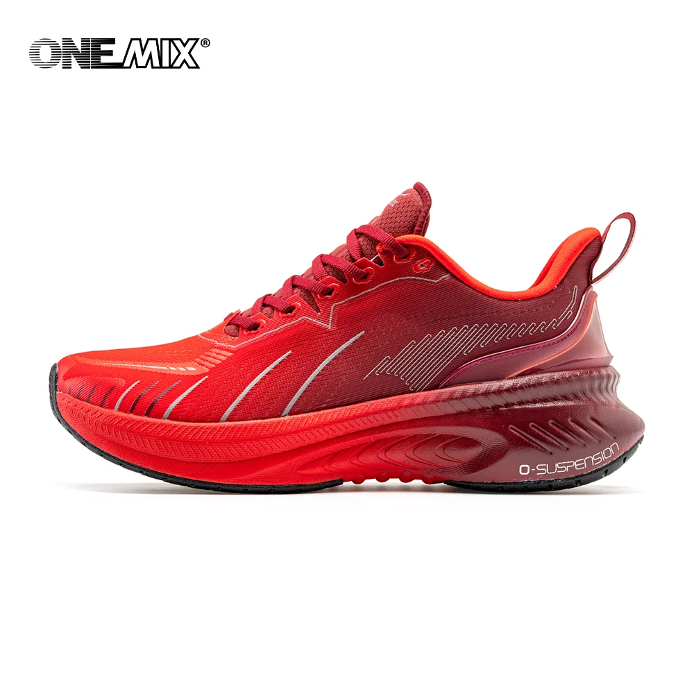 ONEMIX New Top Cushioning Road Running Shoes for Man Athletic Training Sport Shoes Outdoor Non-slip Wear-resistan Sneakers