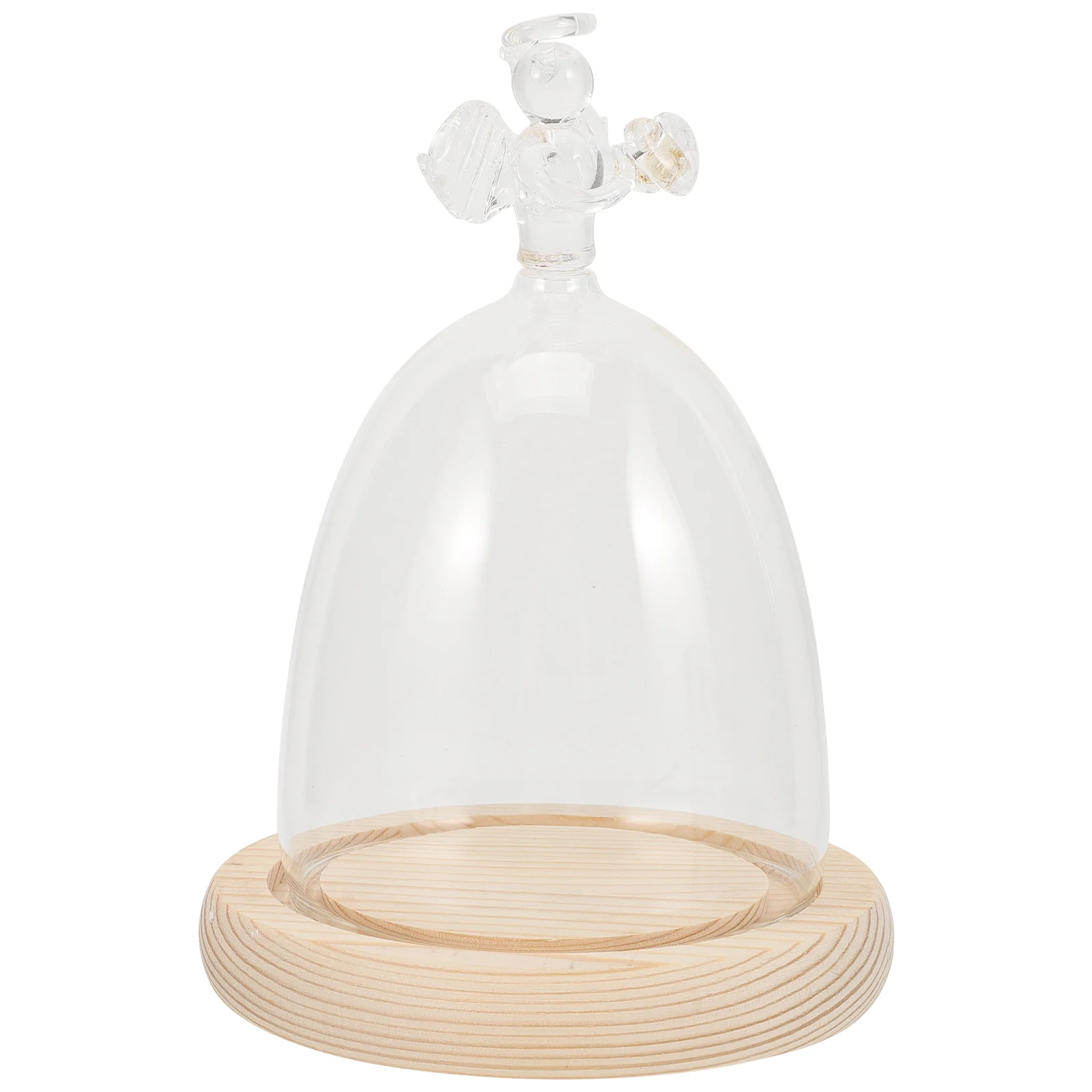 

Dome Display Jar Cloche Bell Cake Cover Traycase Stand Base Flower Serving Server Lamp Light Fairycenterpiececandlelandscape