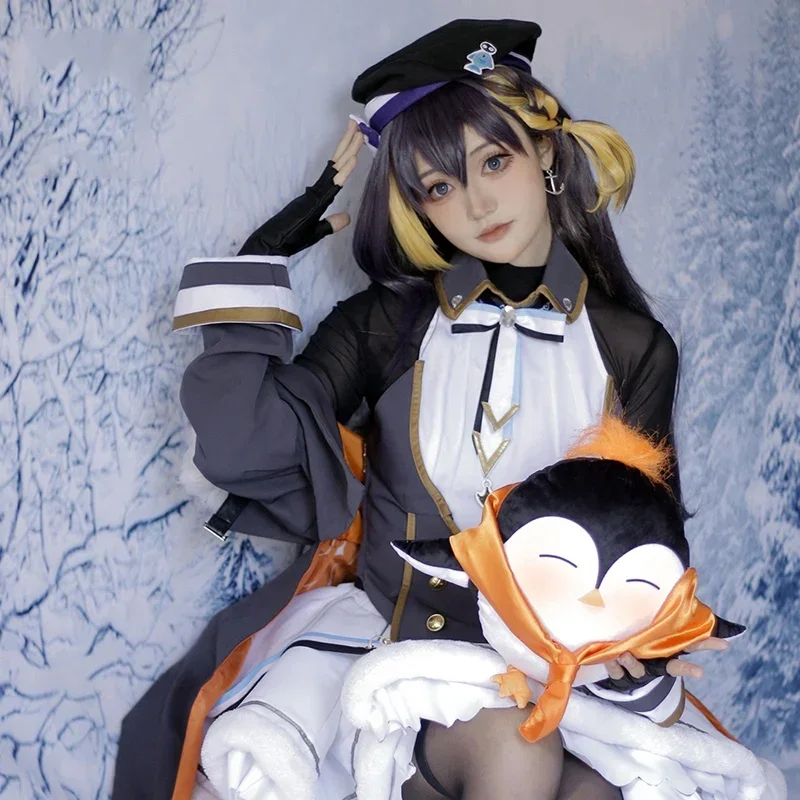 Костюм для косплея OBSYDIA Vtuber Petra Gurin зимнее платье костюм Хэллоуина карнавала