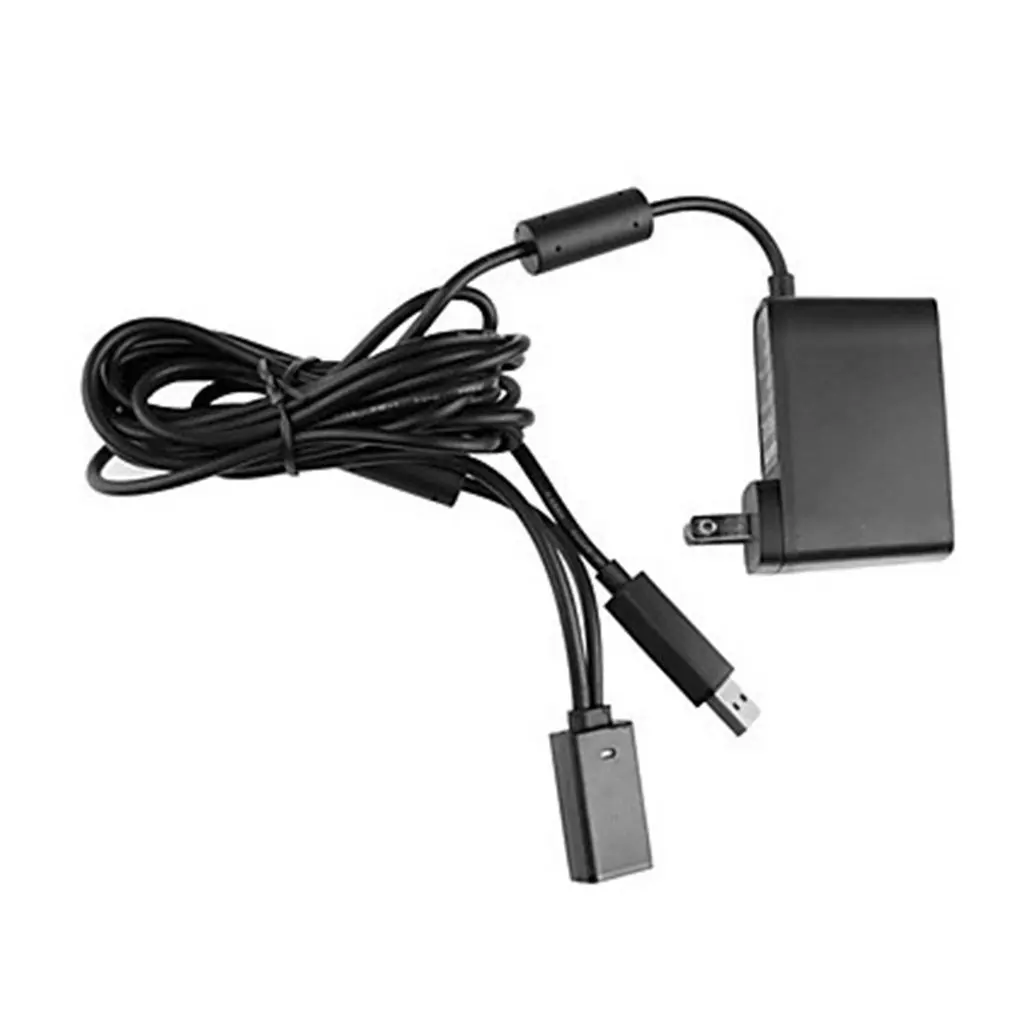 110-240V AC Adapter Power Supply Cord USB Converter Cable Portable 1-to-2 Power Adapter for Xbox 360 Kinect Sensor Microsoft images - 6