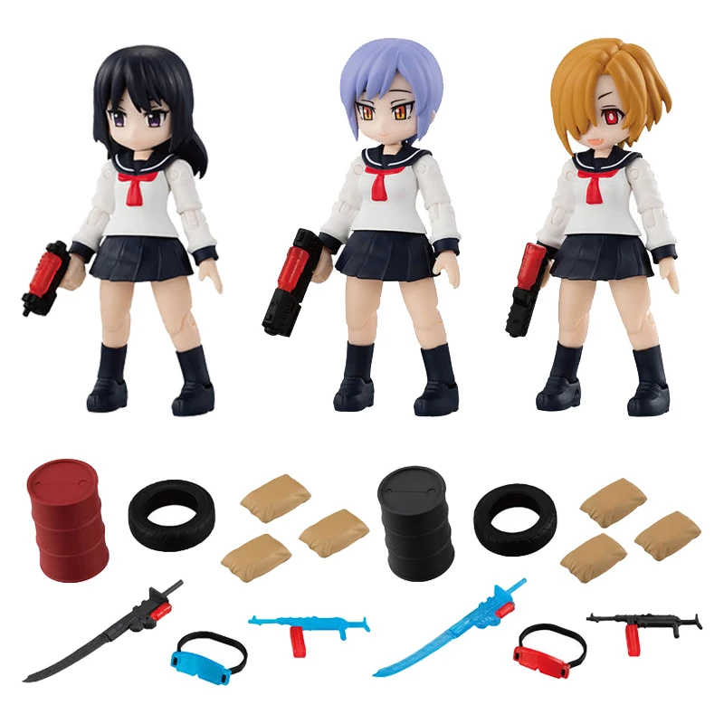 

Bandai Gashapon Water Gun Shooter Girl Aqua Shooters 04th Movable MSE Scene Accessories Toys Gift
