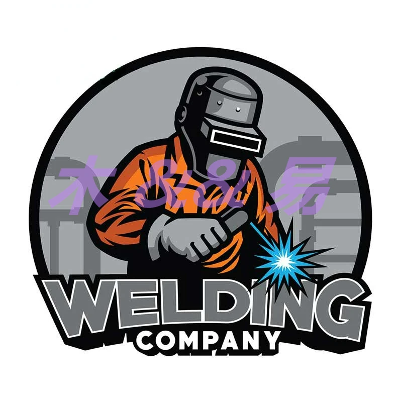 

Personality Welder Working with Weld Helmet Window Fine Decal Personality Car Stickers Vinyl Car Wrap Car Accessories PVC