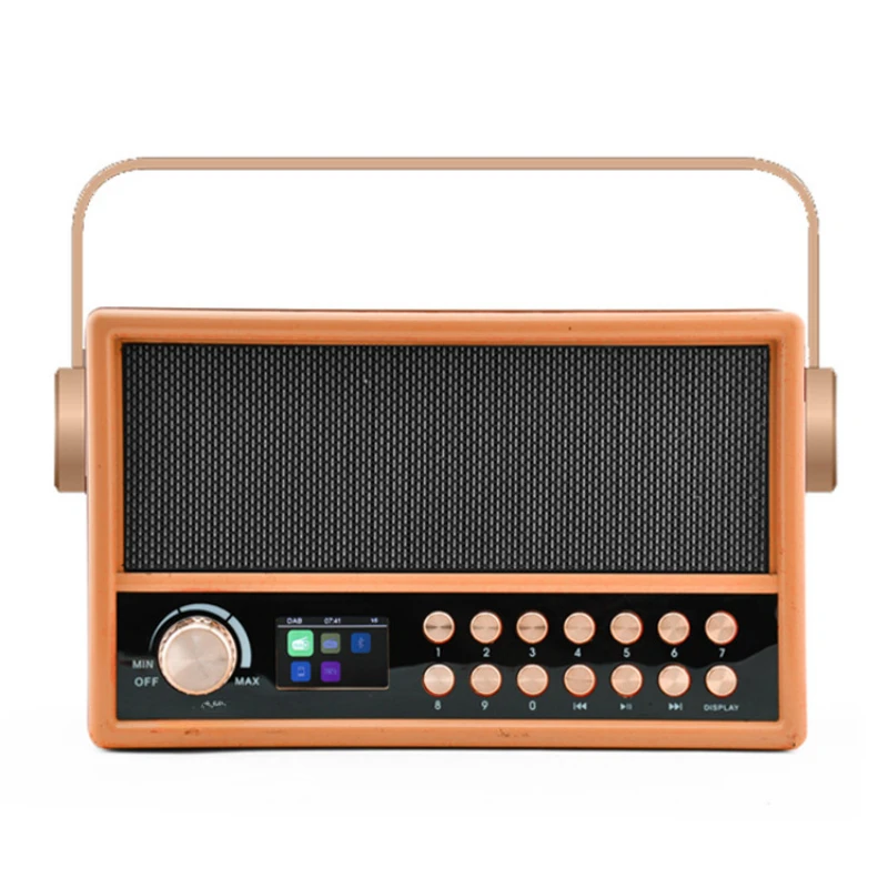 

High Sensitivity Retro Classic Wooden Home Portable Big Size RechargEable Digital Band Usb Fm Am Radio