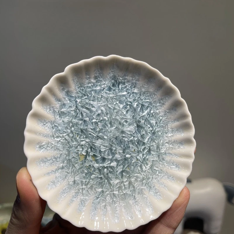 Фото Керамическая глазурь Ice Crystal, 300 мл, школьная специальная художественная глазурь, электрическая печь средней температуры 1250-1260 ℃ №2