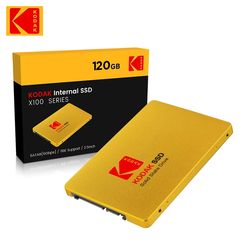 

Внутренний твердотельный накопитель Kodak x100, SSD 960 ГБ, 2,5 ГБ, 120 ГБ