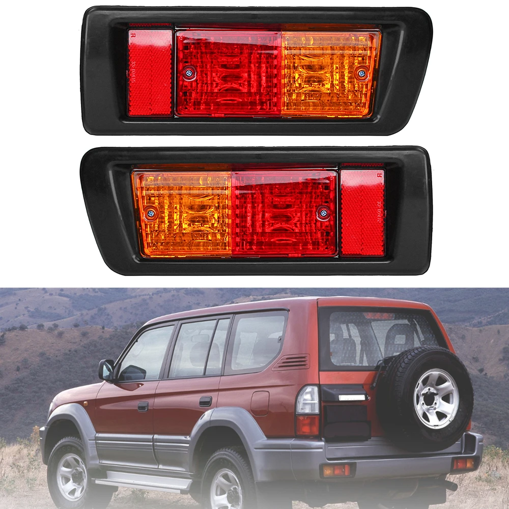 Аксессуары для задних фонарей 2 шт. Totyota Land Cruiser Prado LC90 3400 FJ90 FJ95 2700 1996-2003 Задний