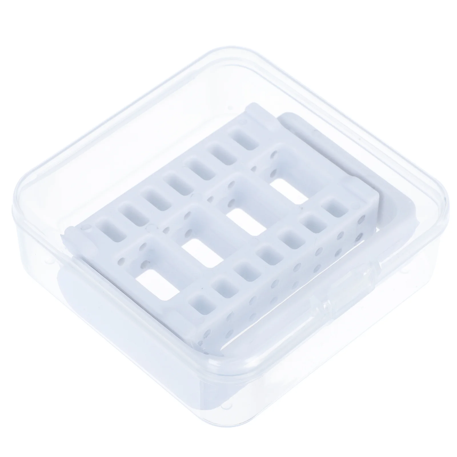 

Nail Drill Holder Bit Bitsorganizerhead Box Acrylic Nails Grinding Container Polishing Tool Manicure Stand Case Salon Polisher