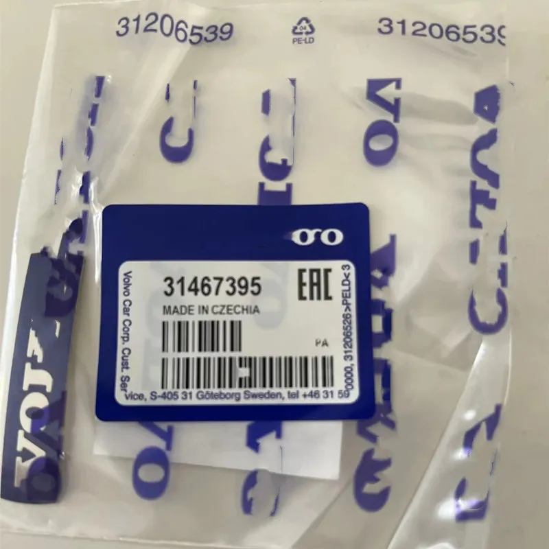 

OEM 31467395 новый оригинальный самоклеящийся логотип рулевого колеса значок логотип для Volvo 46x10.5mm