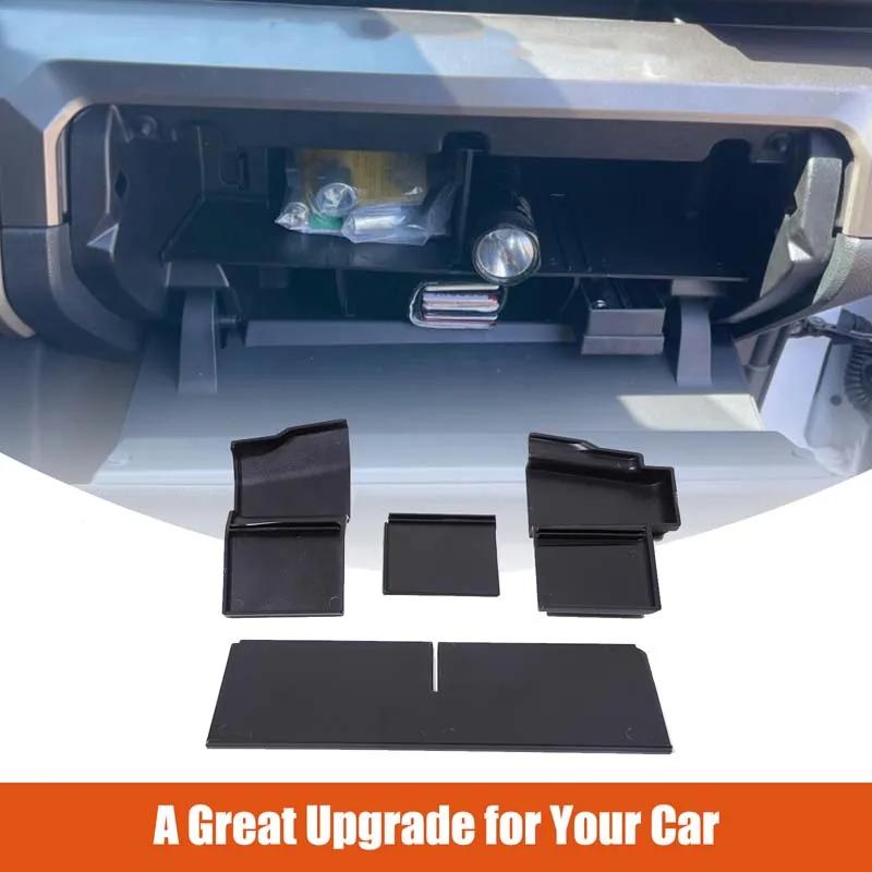Для 24+ Toyota Tacoma перчаточный ящик разделитель из АБС-пластика набор 4 предметов