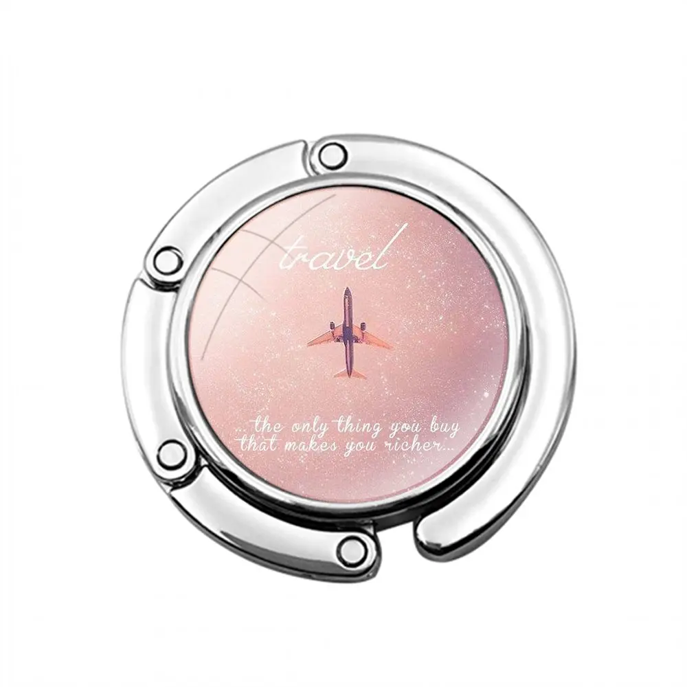 Складной крючок для кошелька женщин настольная Сумочка хранения складной