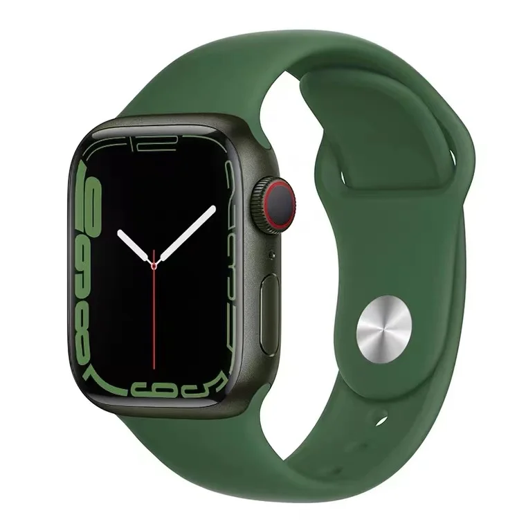 Silicone strap For Apple watch series 7 
