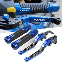 nmax125 motorcycle accessories for yamaha n max 155 2015 2017 2015 2017 2016 cnc folding adjustable brakes clutch lever handbar