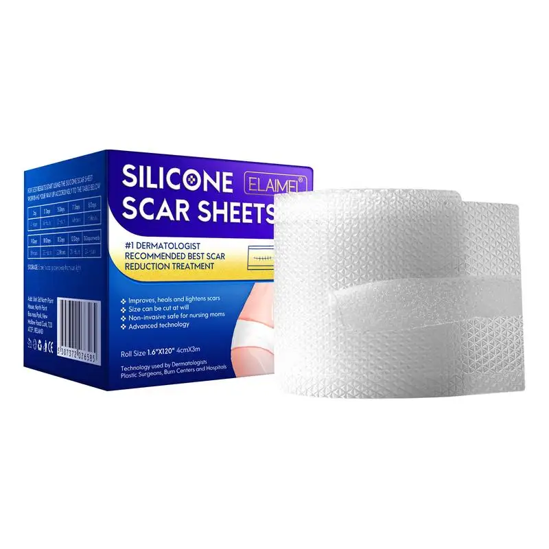 

Silicone Scar Sheets Reusable Scars Removal Gel Silicon Gel Cream Patch Bandage Used For Scars Caused By Injuries Burns