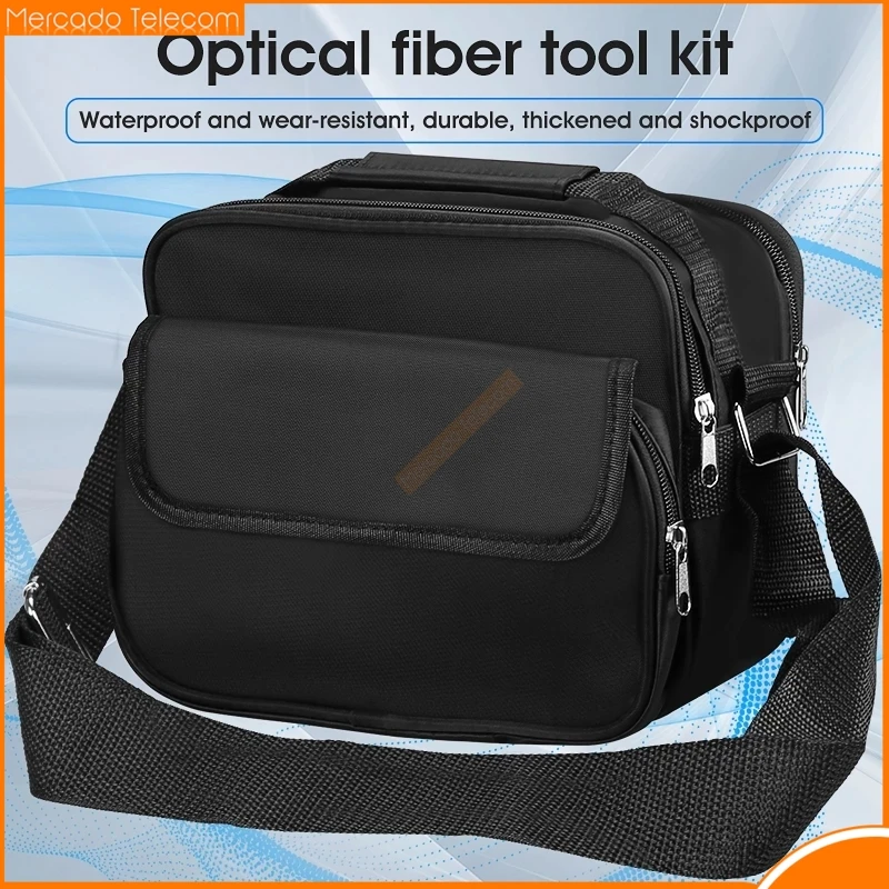 High Quality FTTH Optical Fiber Tool Kit Bag for VFL Optic Power Meter Empty Tool Bag 23CMX16CMX19CM