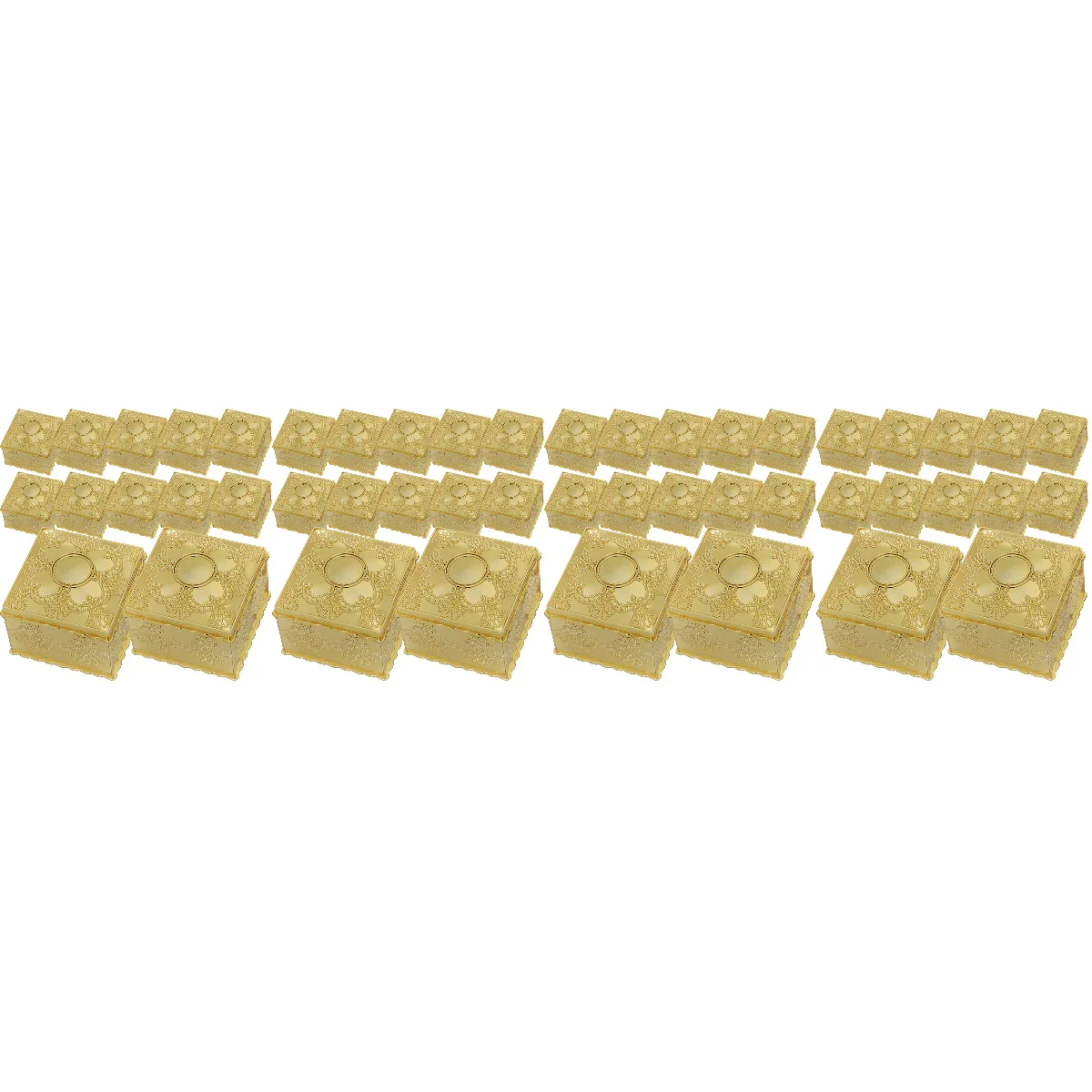 

48 Candy Boxes Embossed Style Favors Boxes Return Gift Boxes for Wedding