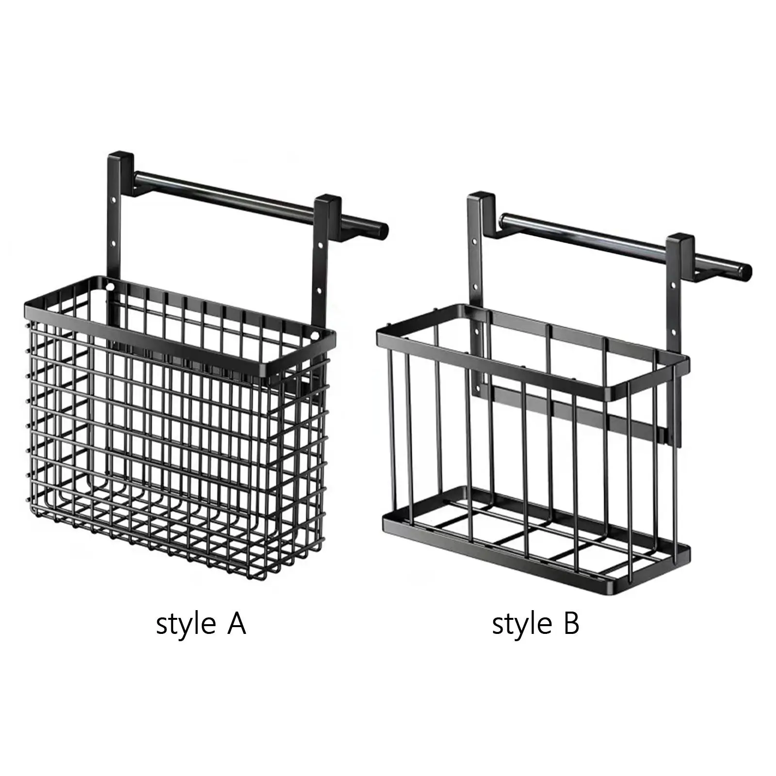 

Kitchen Hanging Basket over The Cabinet Door Organizer for Vegetables Fruits