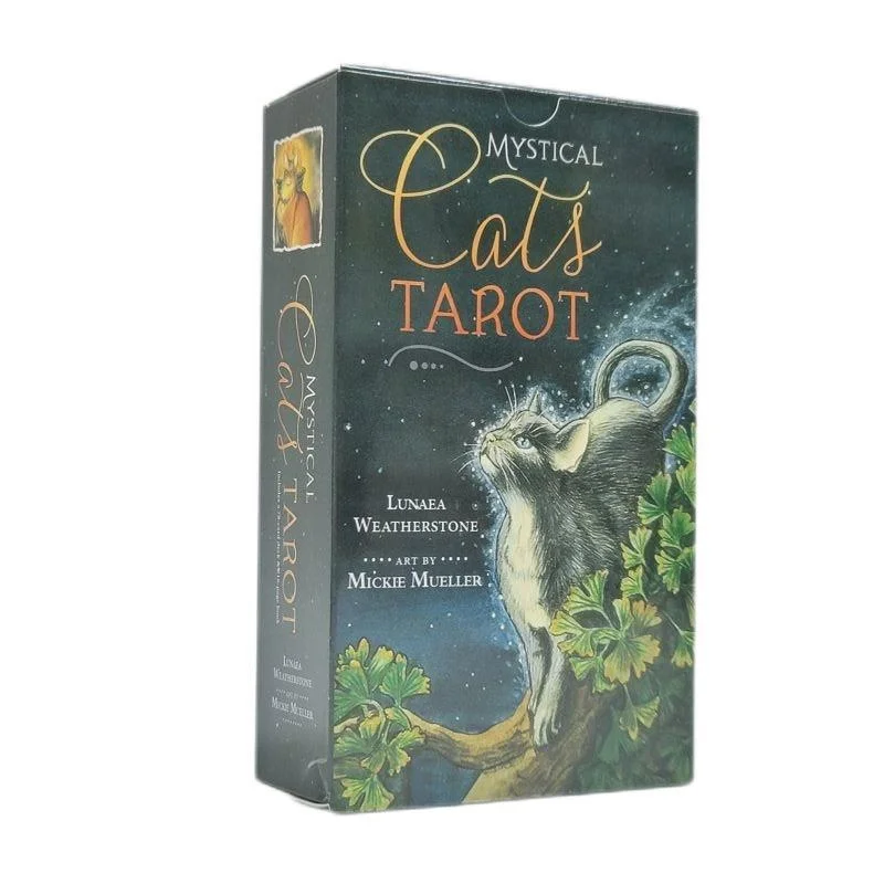 

Mystic Tarot карты размер 12 x7cm 78 шт ведьма Таро колода набор с руководством карты для реальных игр