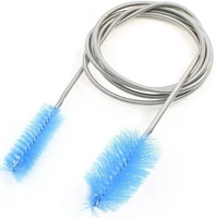 artracyse 155 cm aquarium cleaning brush flexible double end fish tank tubes filters pipe brush cleaners pipe brush pump blue