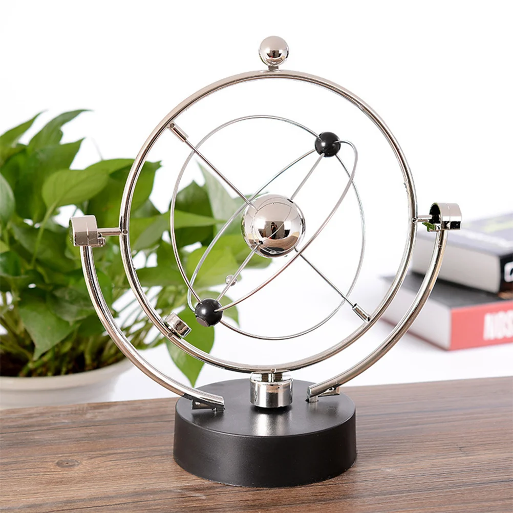 

Electronic Perpetual Motion Desk Physics Mechanics Science Educational Orbital Way for Home Office ( Pattern 1 )